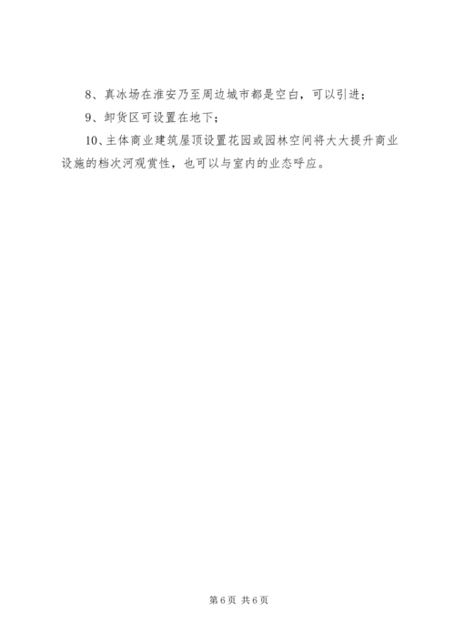 商业广场考察报告 (3).docx