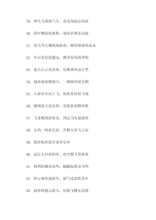飞行单位春联