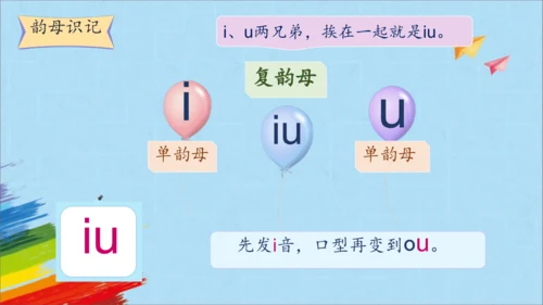 统编版语文一上汉语拼音《ao  ou  iu》 课件