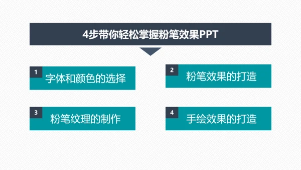 如何打造手绘粉笔效果PPT教学课件