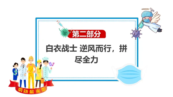 致敬劳动者坚守抗疫一线通用PPT课件