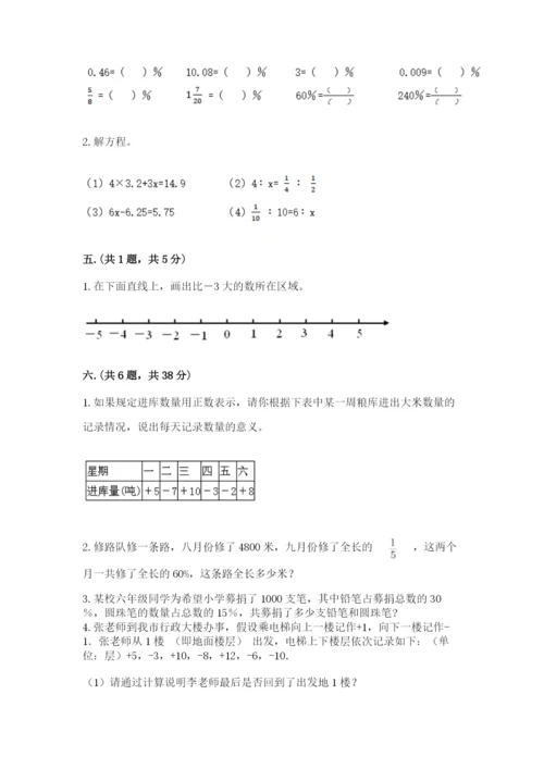 青岛版数学小升初模拟试卷附完整答案（各地真题）.docx