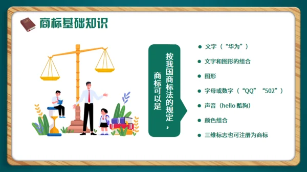 小学生知识产权科普通用PPT绿色模板