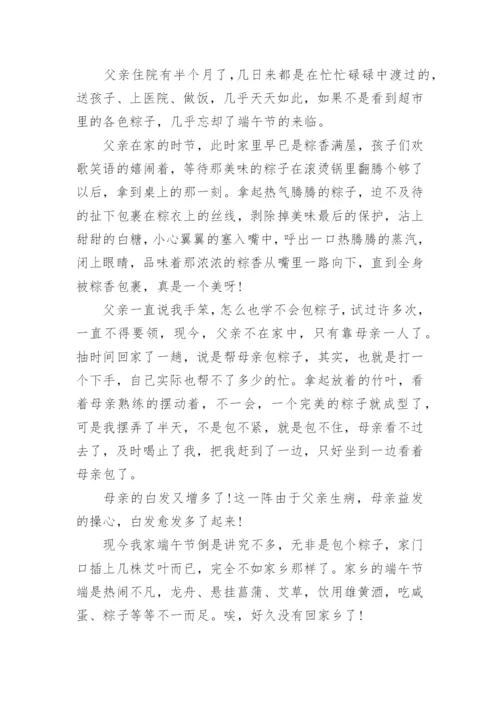 有关端午节的节日作文范文5篇.docx