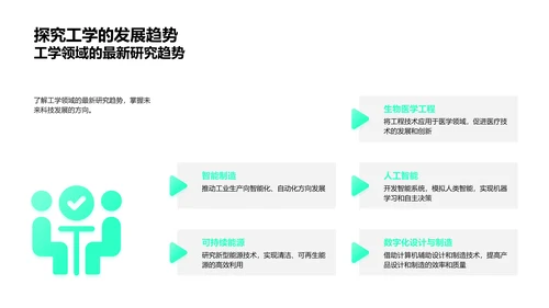 工学开题报告PPT模板