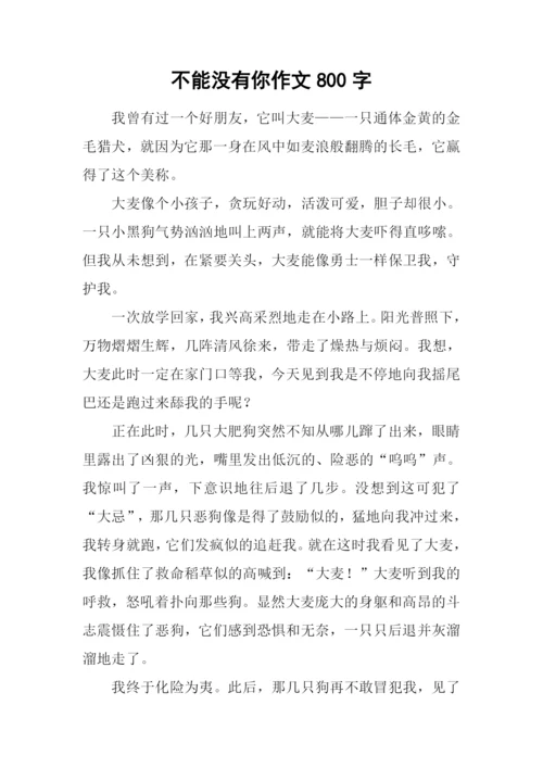 不能没有你作文800字-4.docx