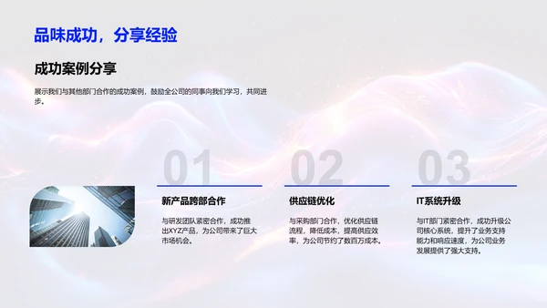 IT年终业绩总结PPT模板