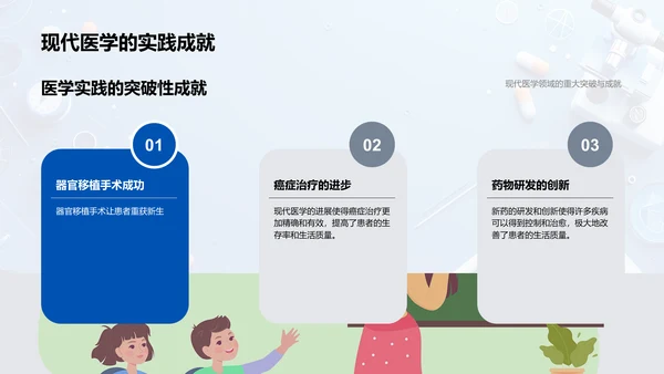 医学探索讲座PPT模板
