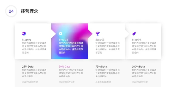 彩色流体渐变弥散风公司产品介绍新品宣传PPT