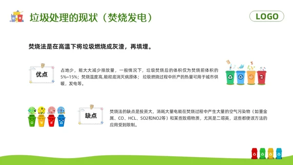 绿色卡通垃圾分类你我同行PPT模板宣传PPT动态PPT