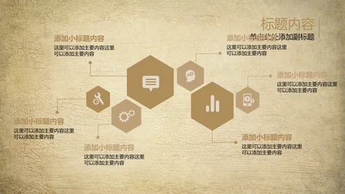 欧式复古怀旧风格ppt动态模板