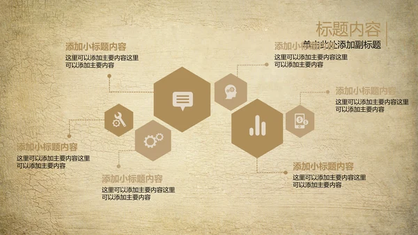欧式复古怀旧风格ppt动态模板