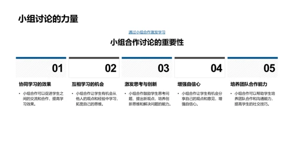 提升学习效果的互动教学PPT模板