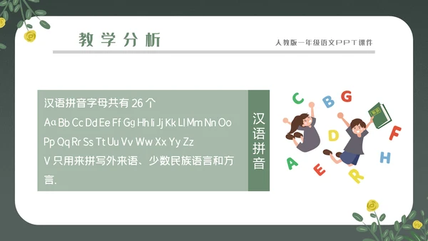 拼音字母的读音PPT课件