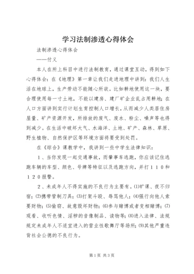 学习法制渗透心得体会.docx