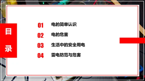 安全用电教育教学课件PPT模板