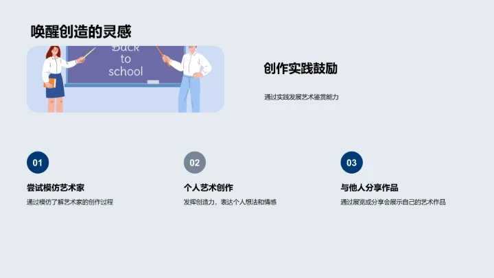 艺术历史教学PPT模板