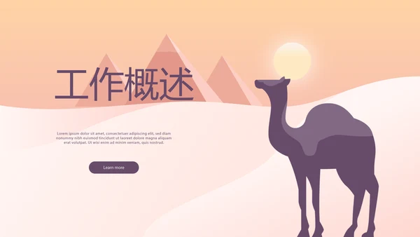 新疆风情西域文化旅游圣地动态PPT