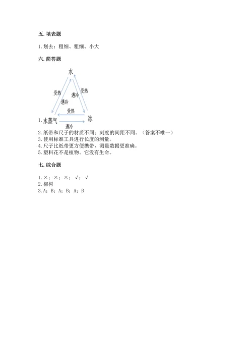 教科版一年级上册科学期末测试卷【培优】.docx