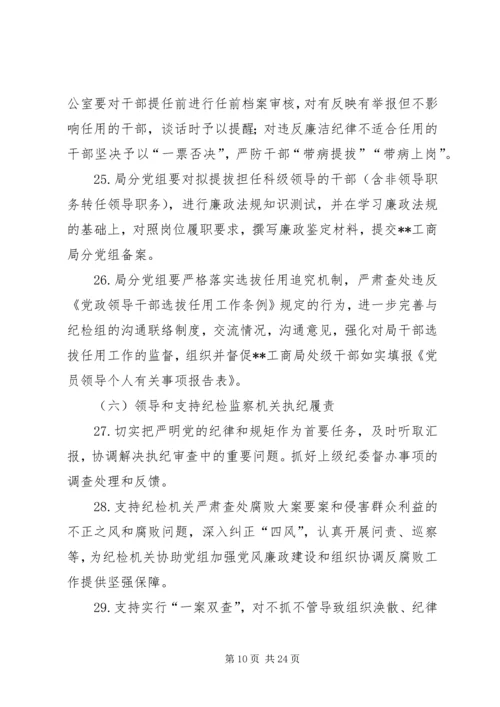 学校校长党风廉政建设责任清单和负面清单.docx
