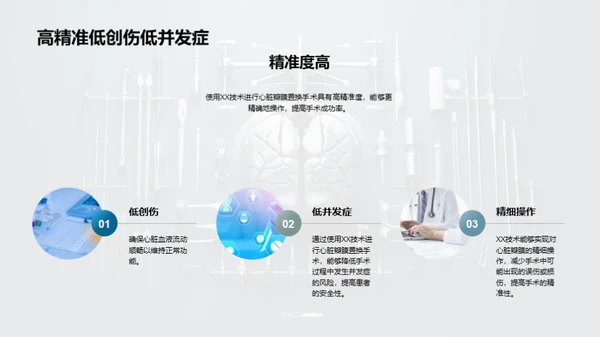 科技风生物医疗学术答辩PPT模板