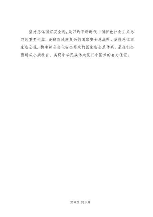 学习《坚持总体国家安全观》心得体会.docx