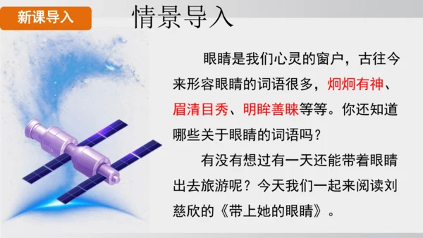 25.带上她的眼睛 课件