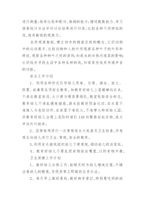 幼儿中班学期教学工作总结.docx