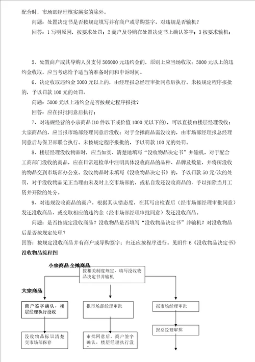 楼层经理岗位说明书