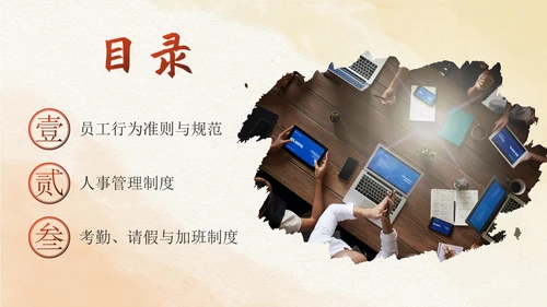 实景励志团队职场企业部门管理制度培训讲座PPT模板