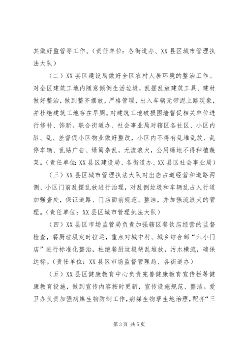 迎接全市创建全国文明城市城乡环境综合整治工作方案.docx