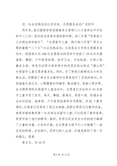 学院第四次团代会报告.docx