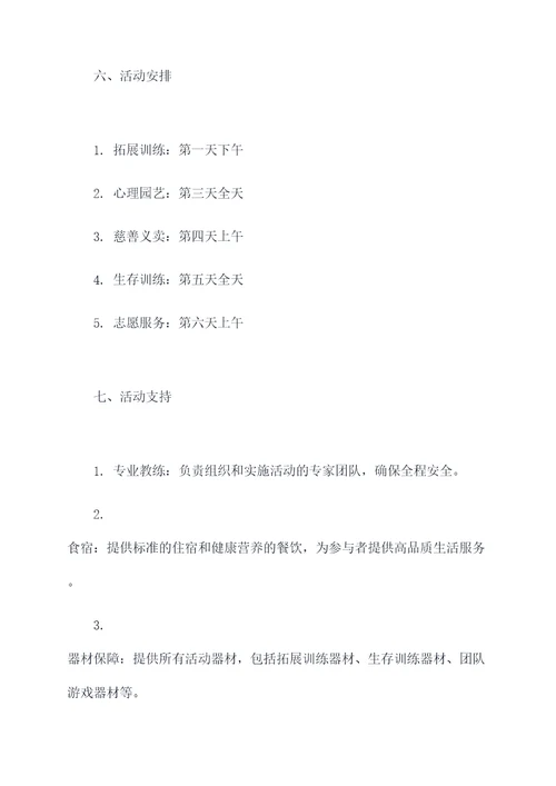 团县委举办冬令营活动方案