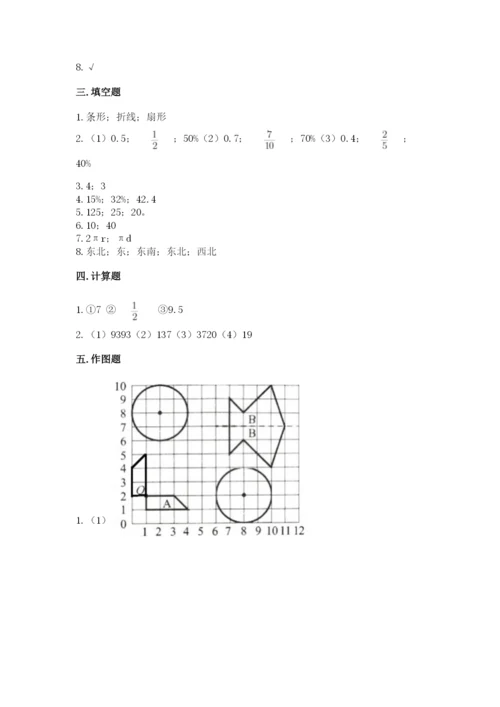 人教版六年级上册数学期末测试卷（完整版）word版.docx