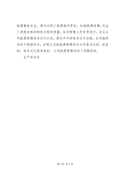 安全生产管理体系建立运行情况汇报 (2).docx