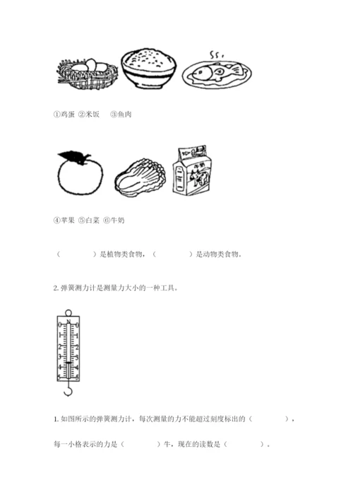 教科版科学四年级上册期末测试卷【名师系列】.docx