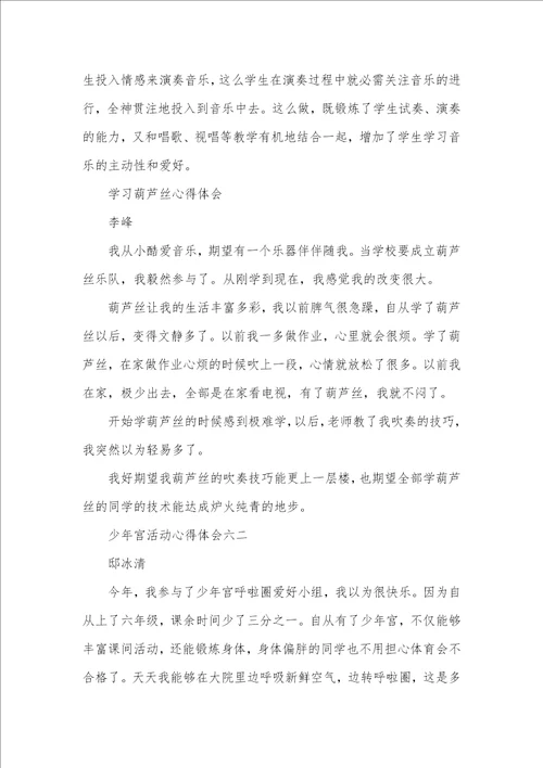 2021年音乐老师教学心得体会,葫芦丝