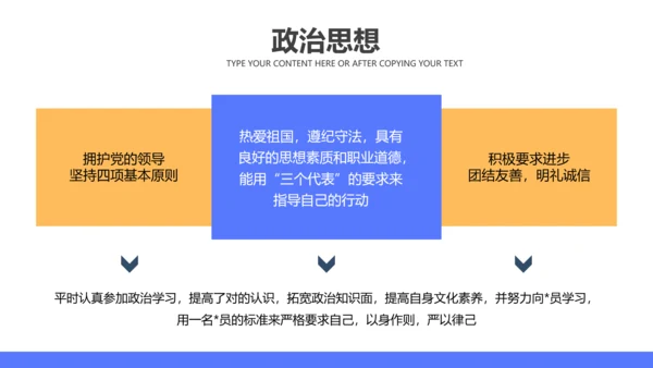 移动互联网通讯行业个人述职报告PPT模板