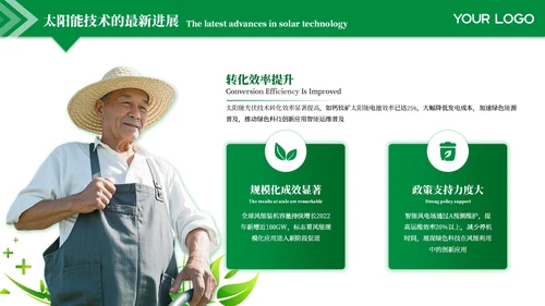 绿色商务风绿色环保调研汇报PPT模板