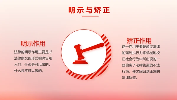 红色大气普法工作条例动态PPT模板