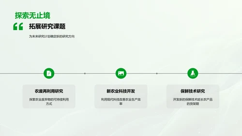 农学研究答辩报告