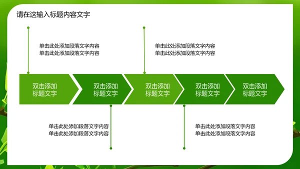 万物苏醒成长嫩芽ppt动态模板