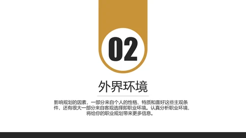 实用大学生职业生涯规划PPT模板
