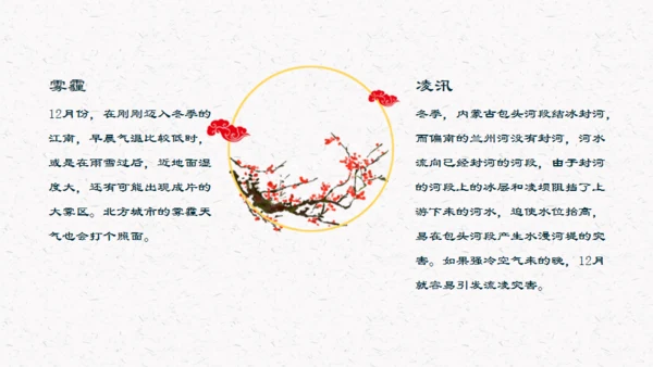 大雪中国风通用PPT模板