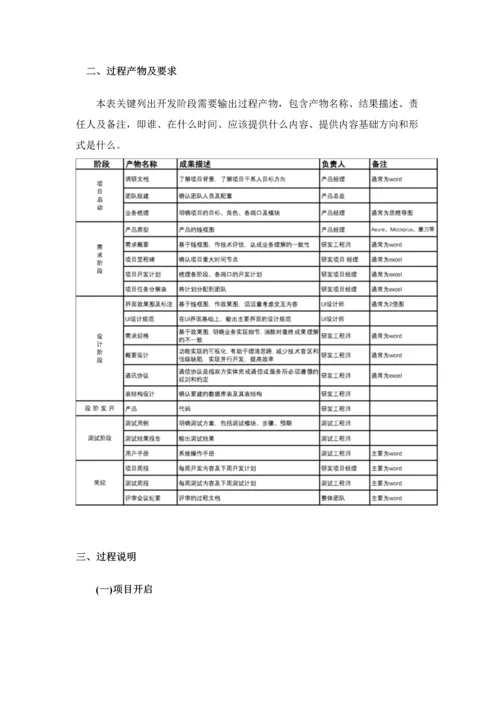 一个完整的软件开发作业流程新版培训教材.docx