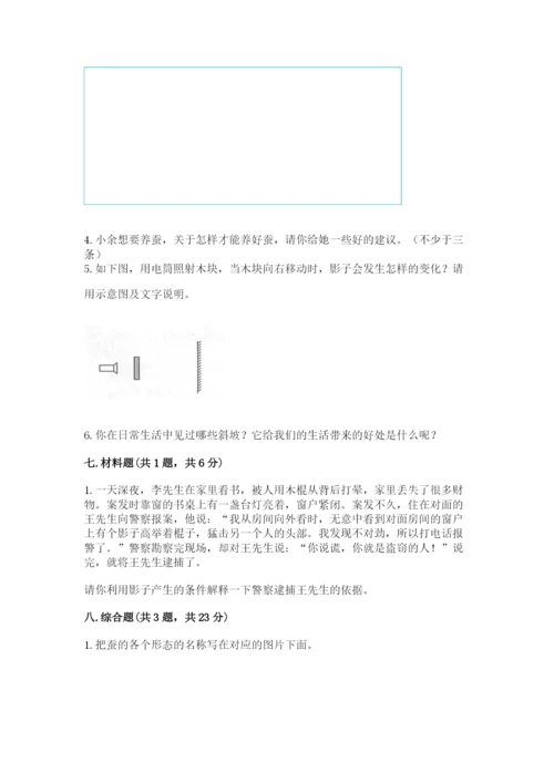 教科版三年级下册科学期末测试卷精品【实用】.docx