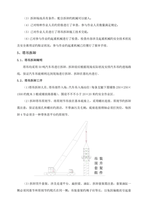 QTZ塔吊安拆专项综合施工专题方案.docx