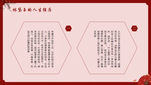 《红楼梦》林黛玉人物特点介绍通用PPT模板