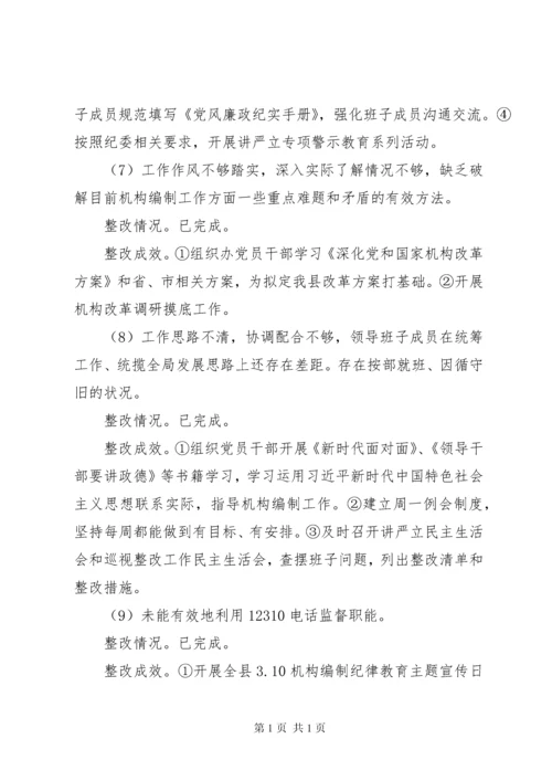 关于巡察整改情况的报告.docx