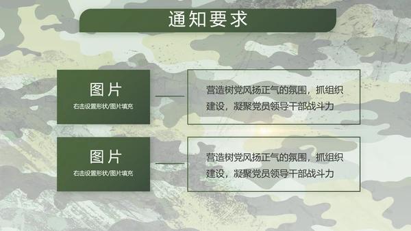 迷彩风退伍老兵拥军计划动态PPT模板